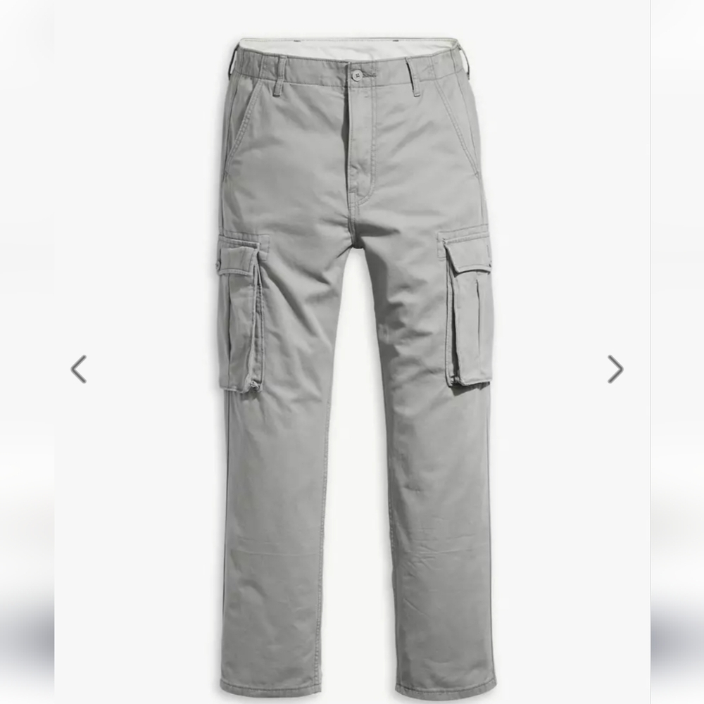 Levi's Gray Cargo Pants Straight Leg